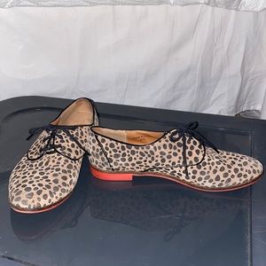 Polka dot oxfords